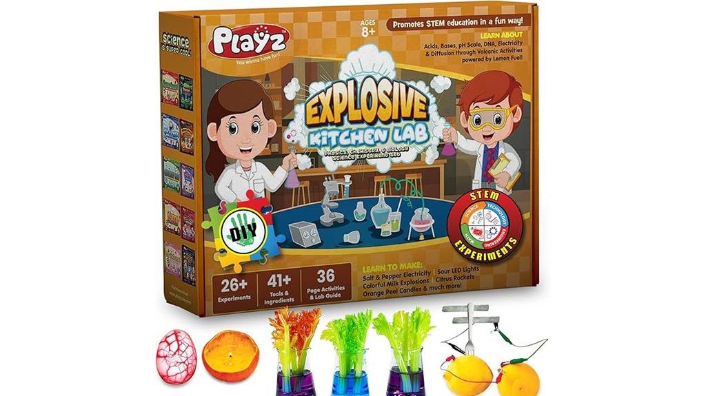 kids explosive kitchen experiments