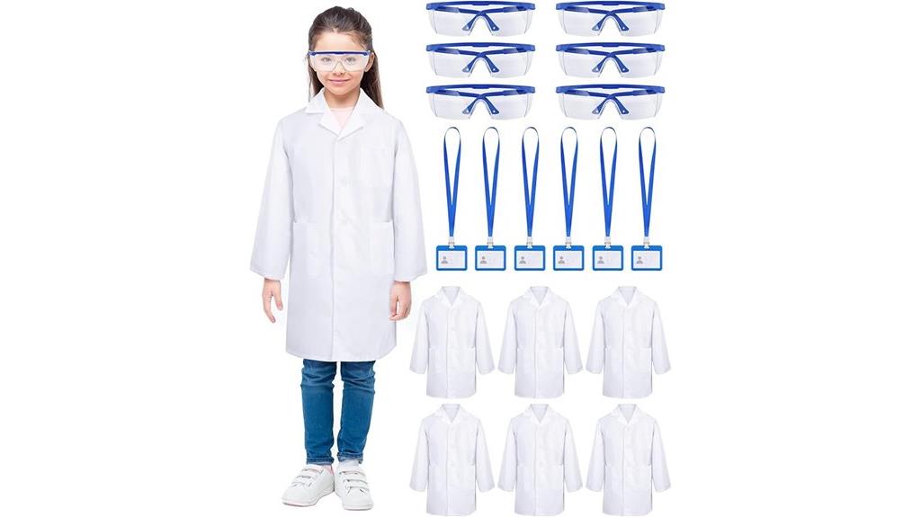 kids lab coat sets