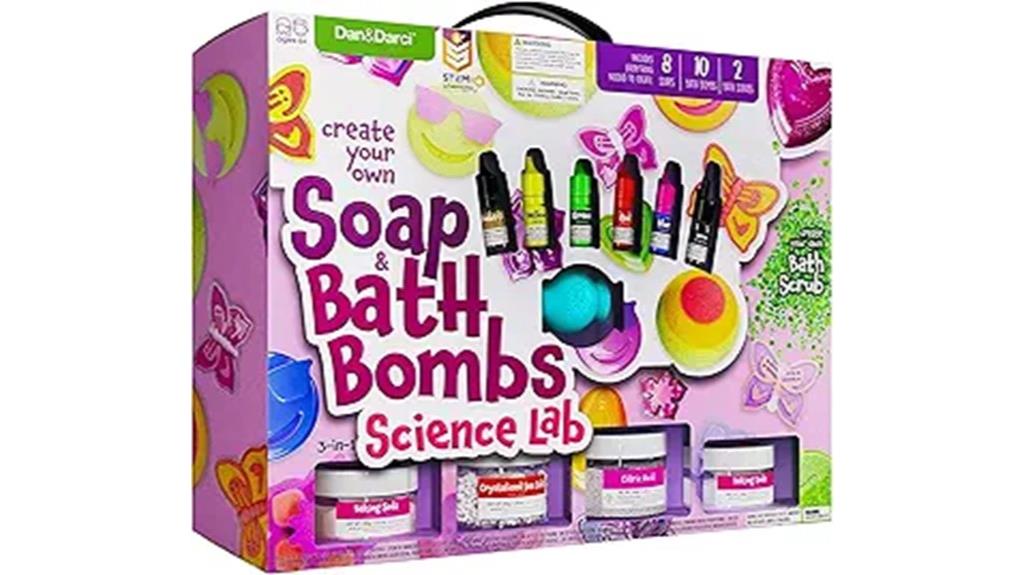 kids soap bath bomb kit