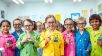 kids stylish lab coats