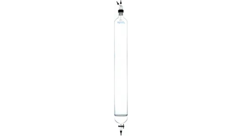 laboratory borosilicate chromatography column