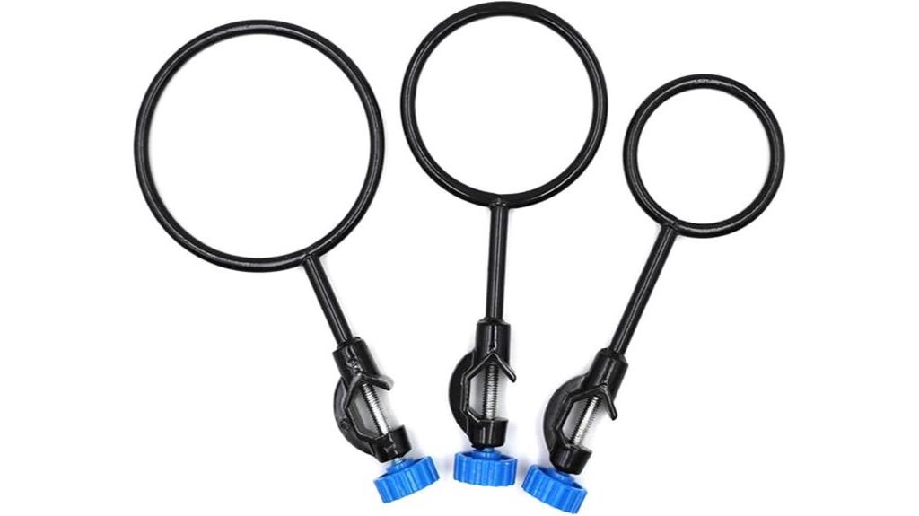 laboratory equipment securing clamps