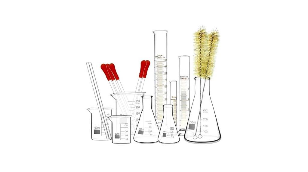 laboratory glassware set