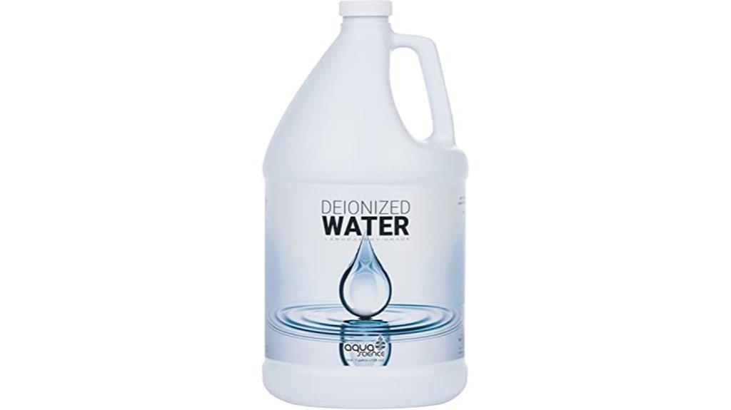 laboratory grade deionized water