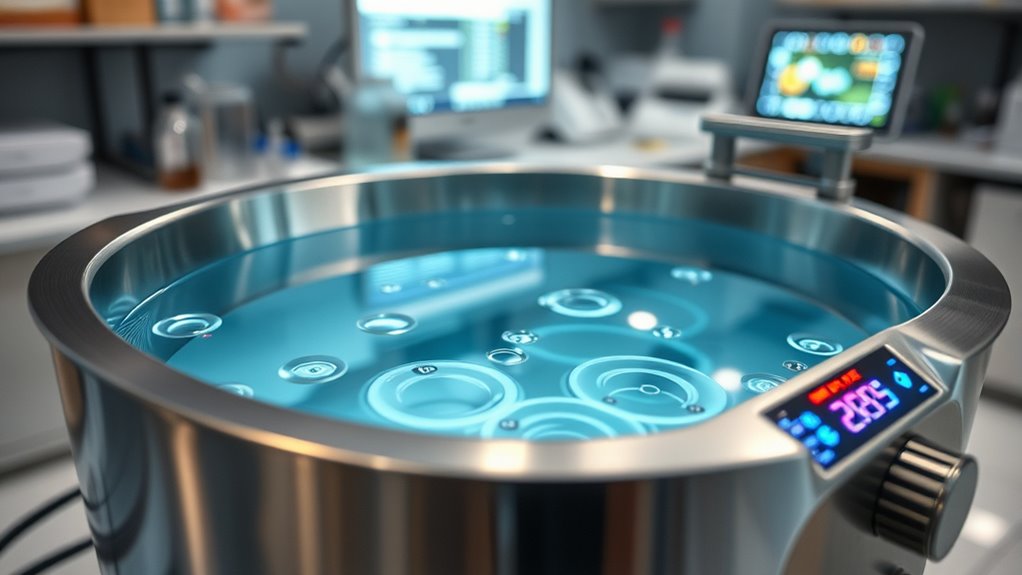 laboratory water bath features