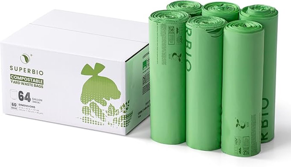 large compostable yard bags