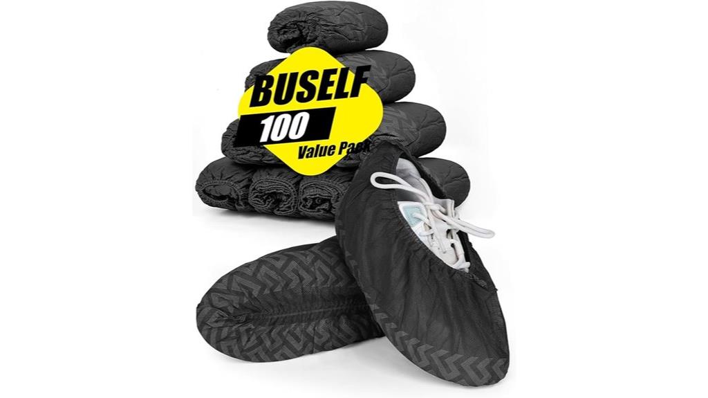 large disposable non slip shoe covers