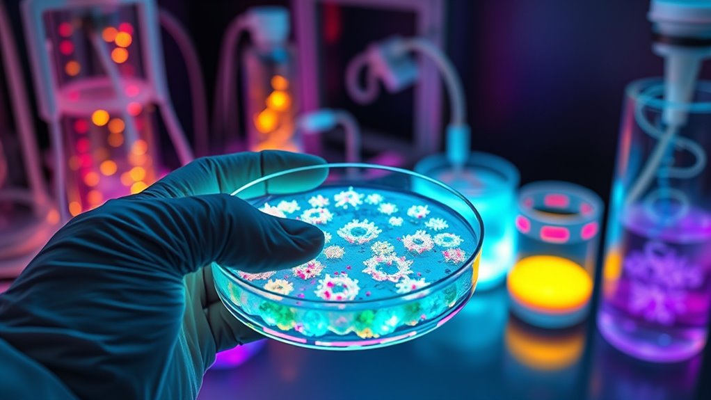 microbe produced antimicrobial textiles