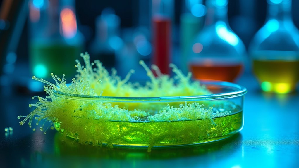 microbial material synthesis techniques