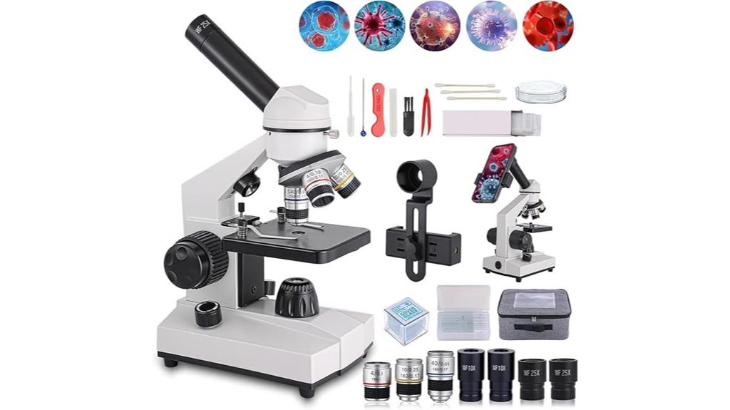 microscope with phone adapter