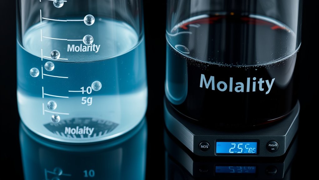 molarity versus molality comparison