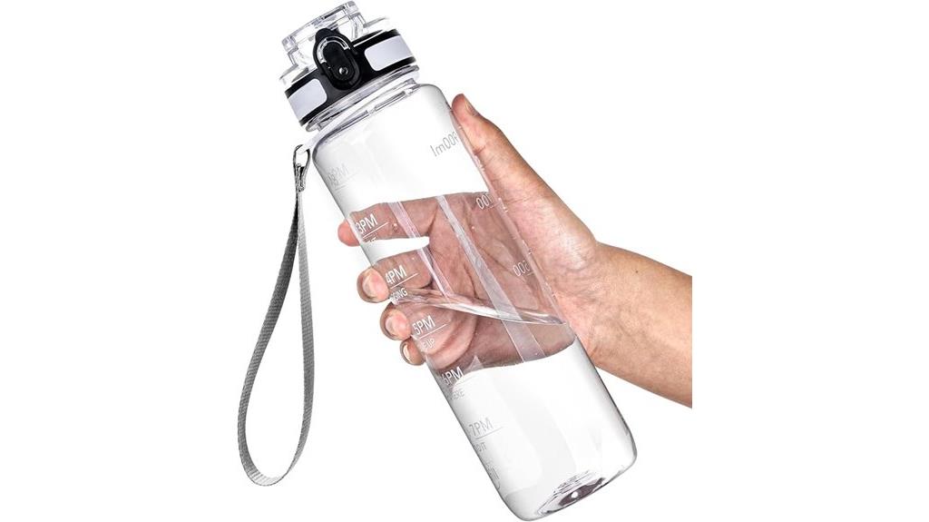motivational 32oz water bottle