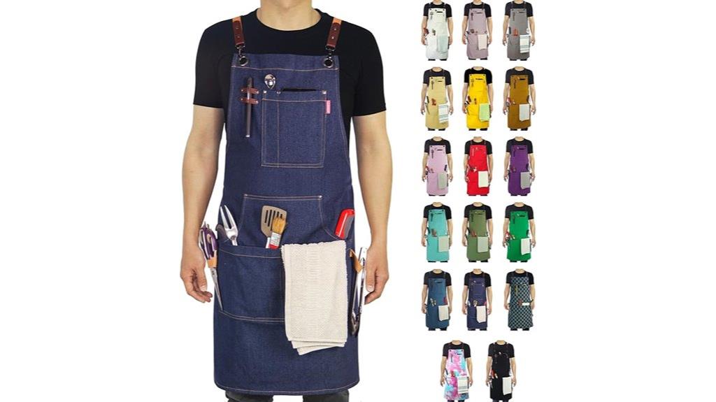 multi pocket canvas apron
