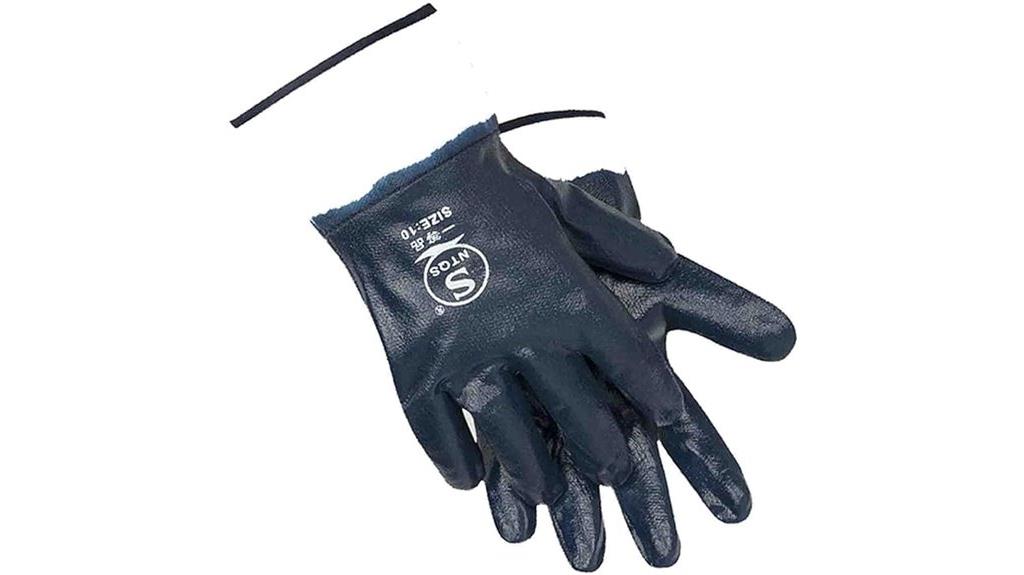 oil resistant nitrile gloves