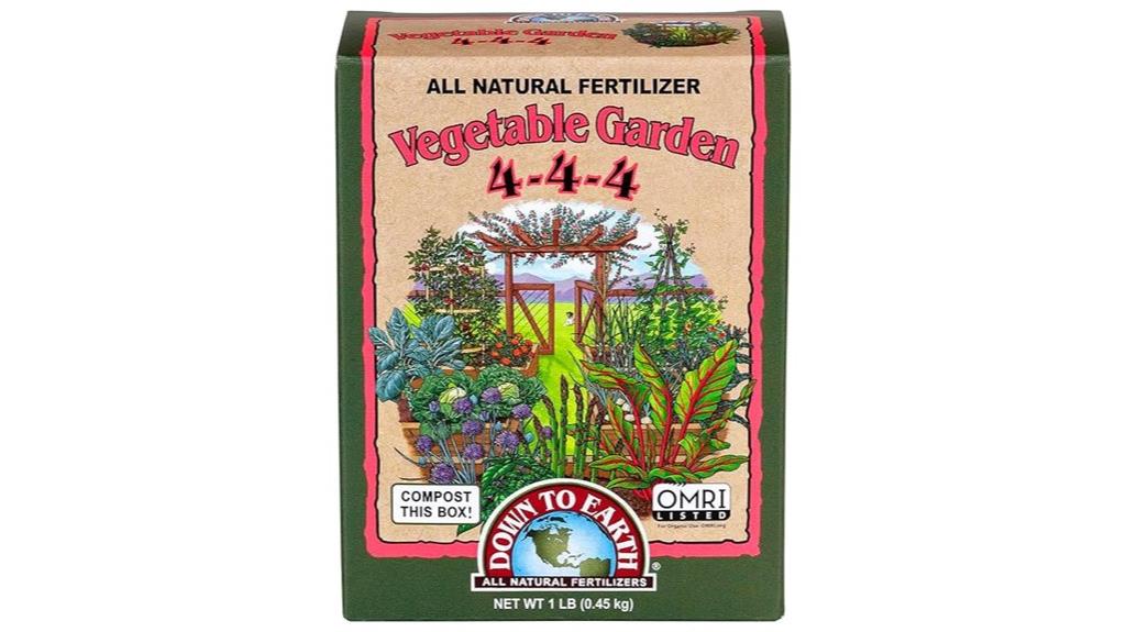 organic 4 4 4 fertilizer 1lb