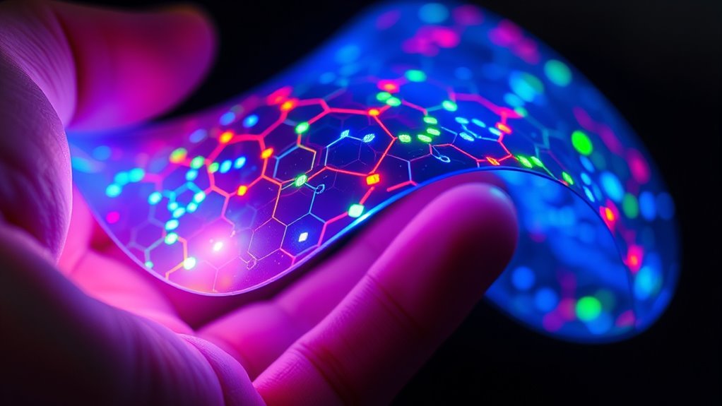 organic layers enable efficient light emission