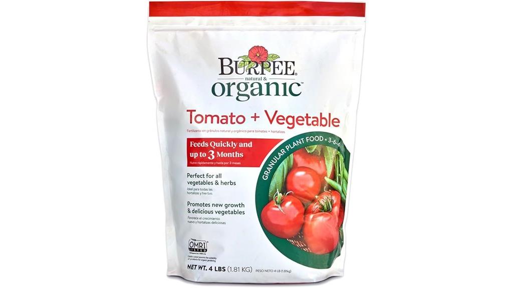 organic tomato plant food