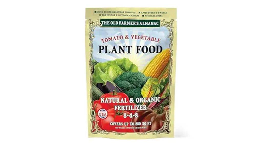 organic vegetable plant fertilizer