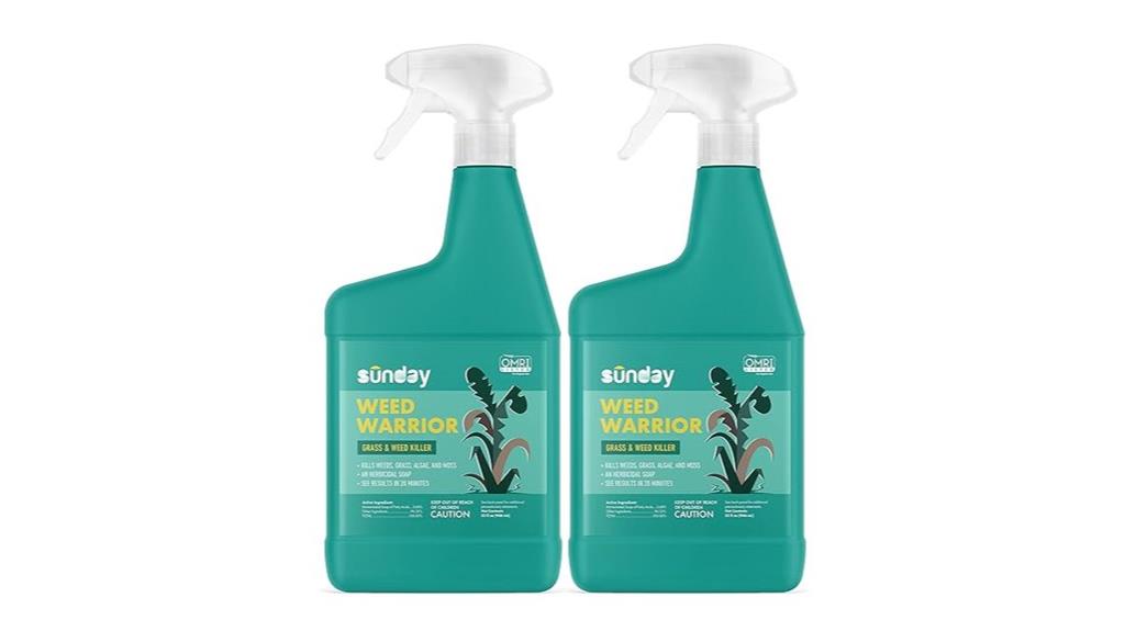 organic weed killer spray
