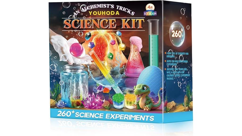 over 260 science experiments