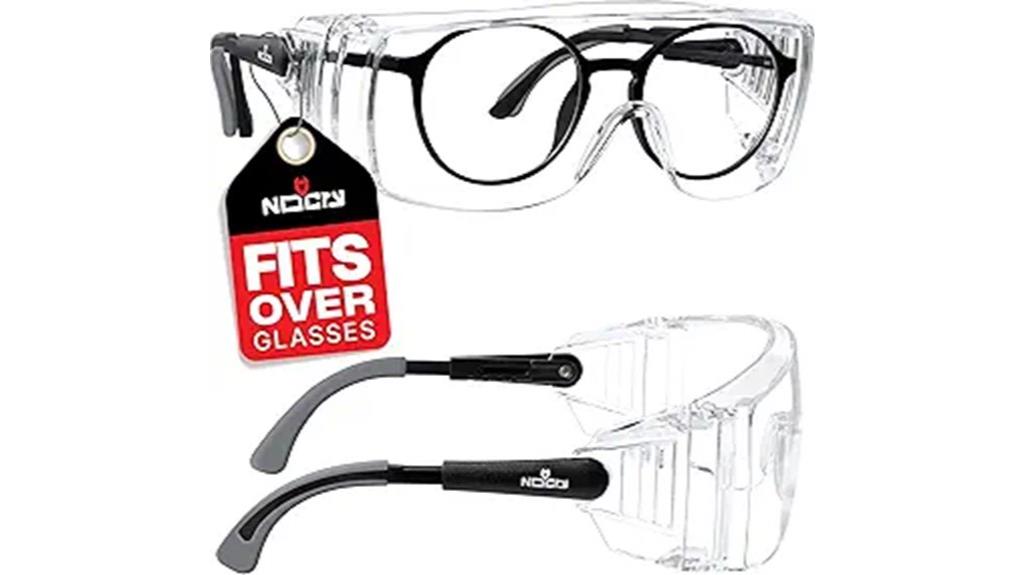 over eyeglasses safety glasses