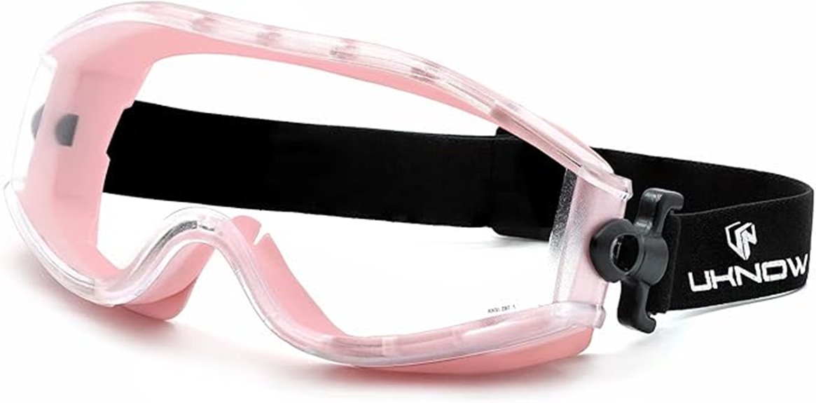 over glasses safety goggles