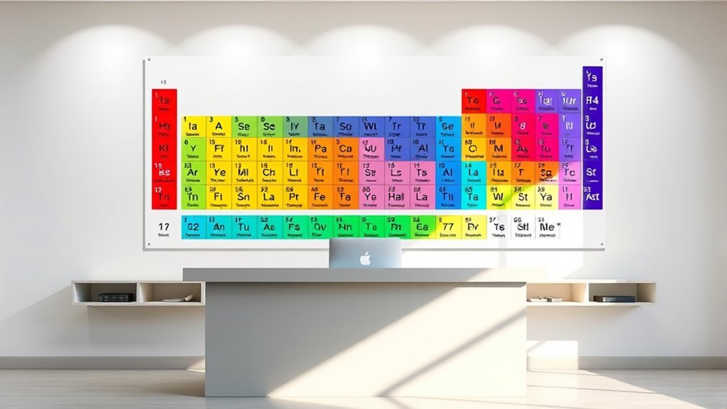 periodic table wall art