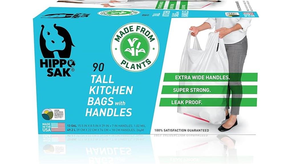 plant based tall garbage bags