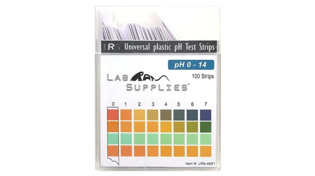 plastic ph testing strips
