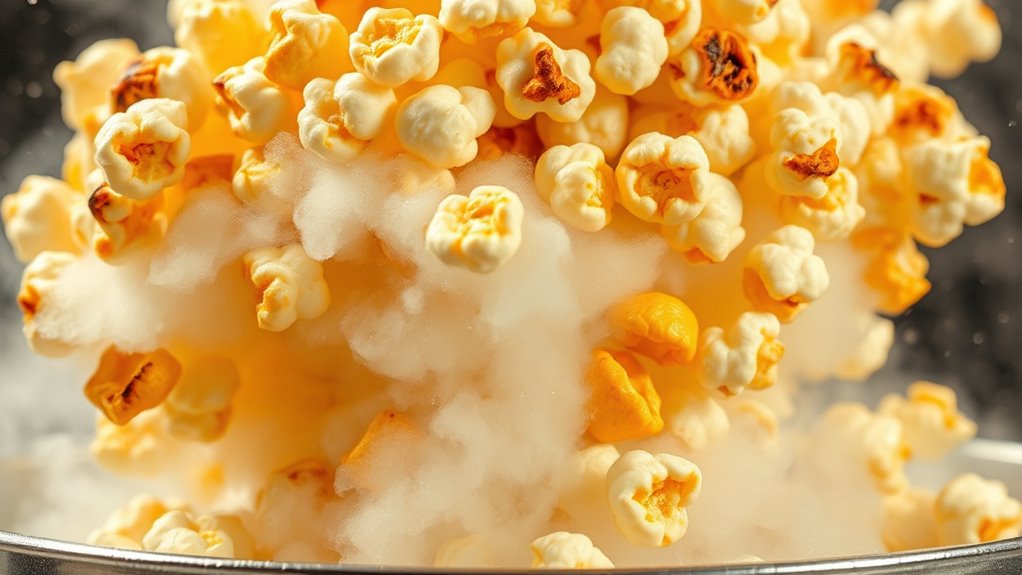 popcorn s explosive chemical reaction