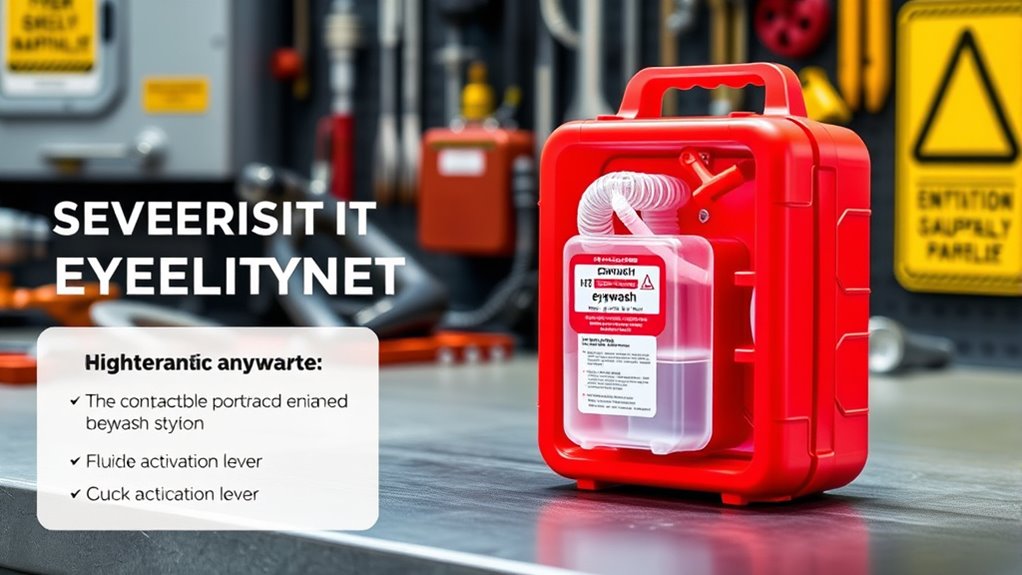 portable eyewash station considerations