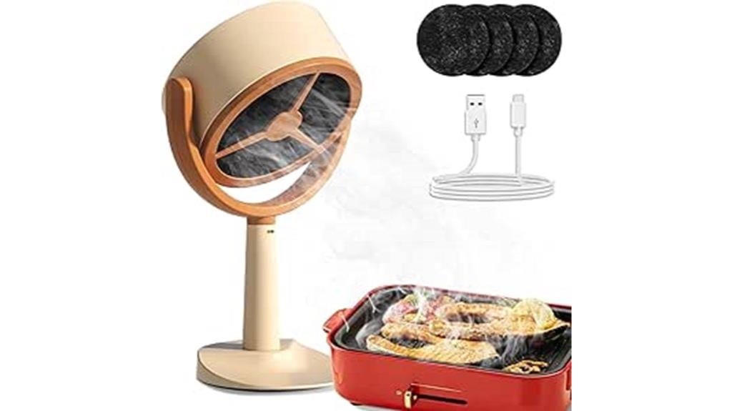 portable hood with filters