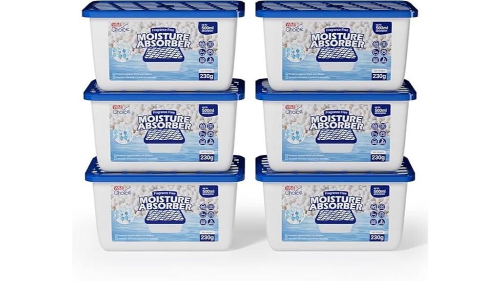 portable moisture absorber boxes