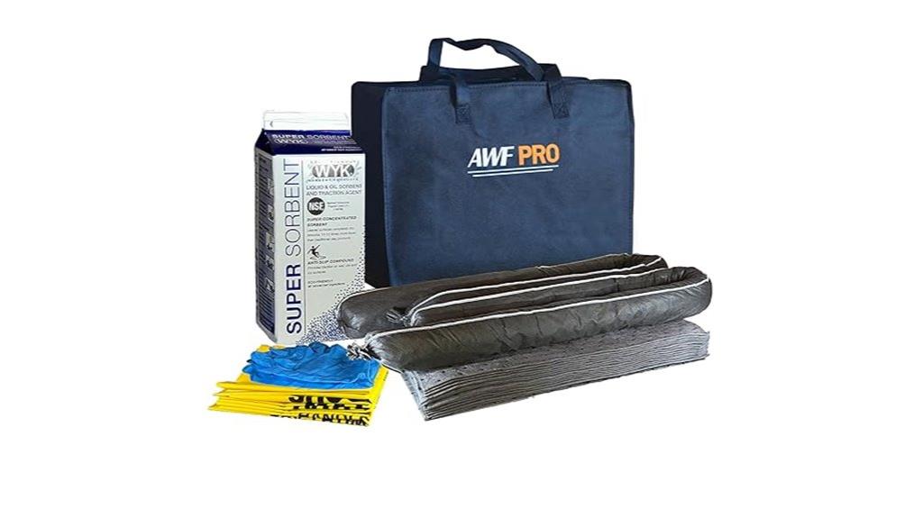 portable spill kit 25 pieces