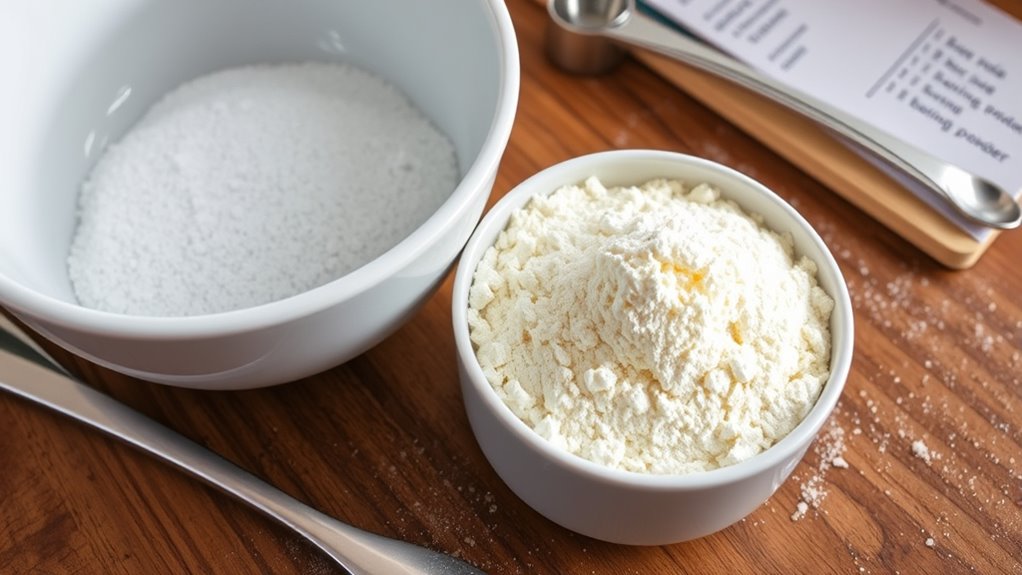 proper leavening and measurement