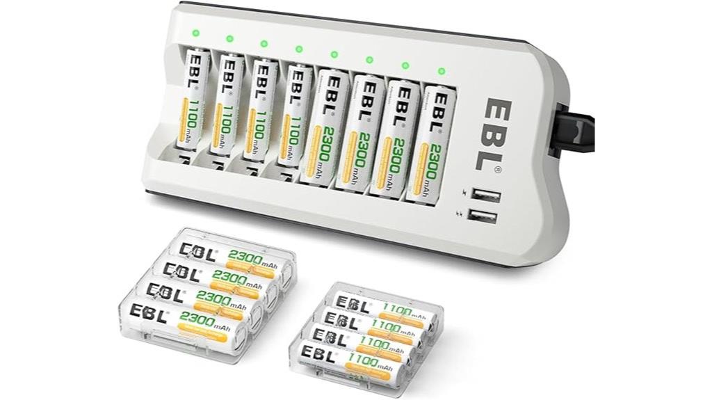 rechargeable aa aaa batteries