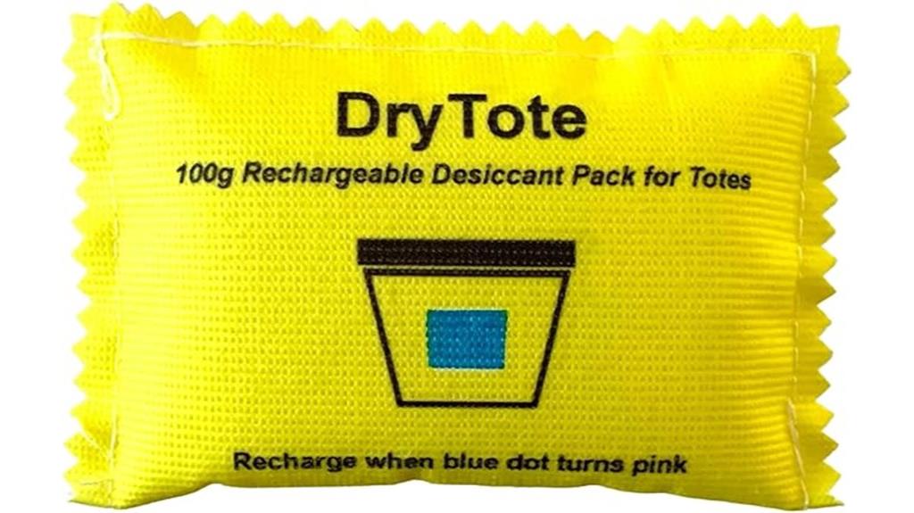 rechargeable moisture absorbing pack