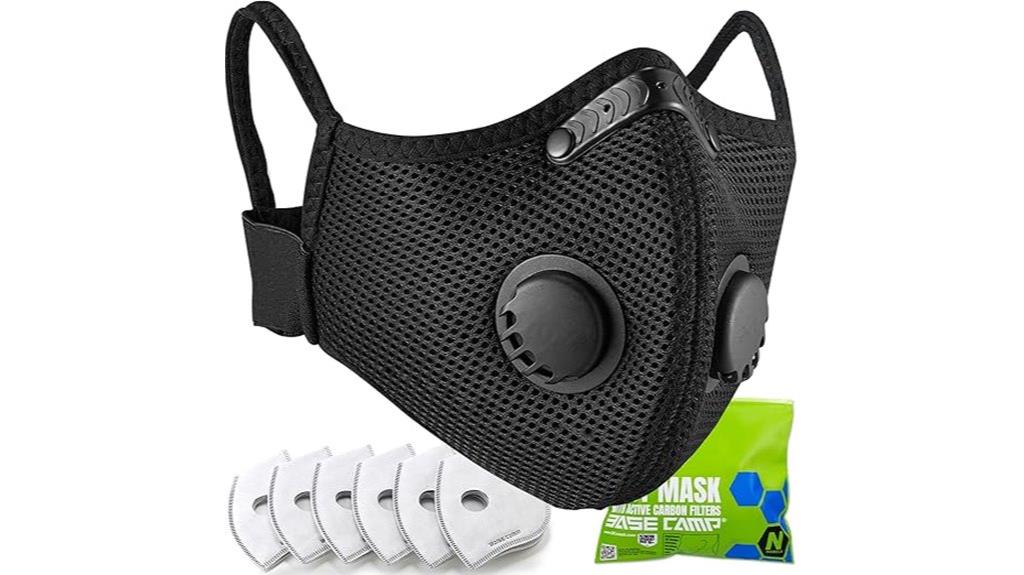 reusable dust mask with filters