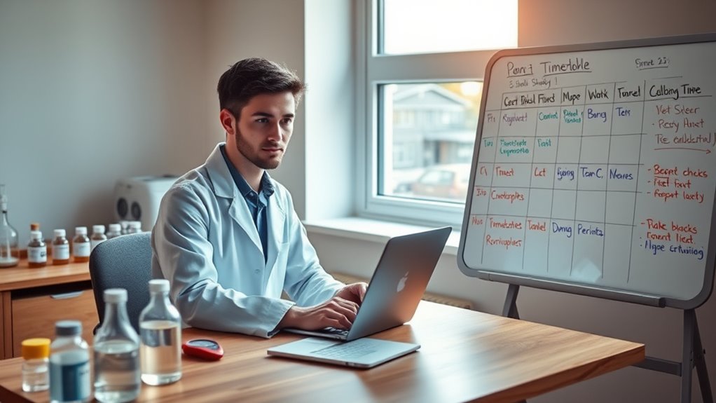 set flexible routine schedules