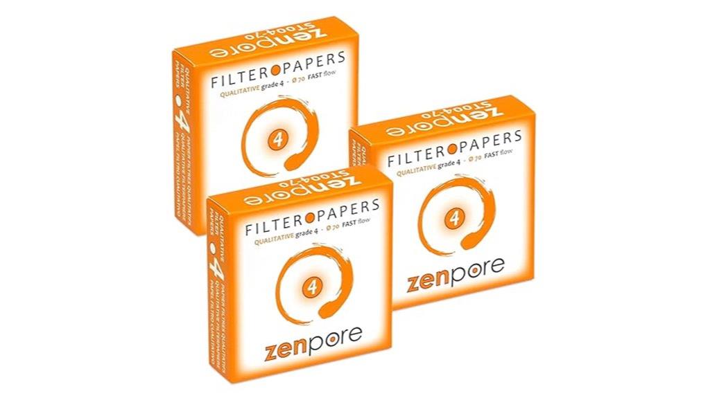 set of 3 qualitative filter discs