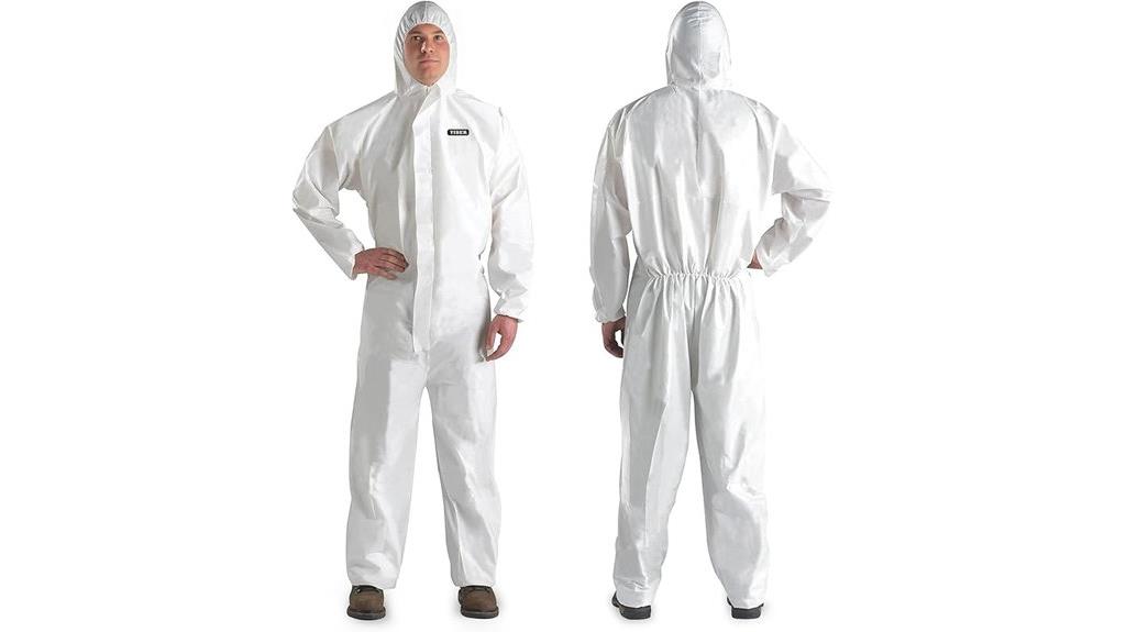 seven sizes hazmat coveralls