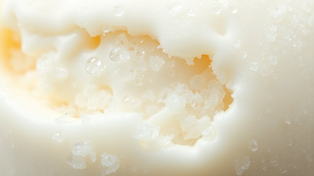 small crystals smooth texture