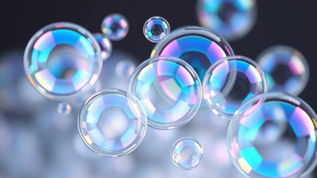 soap bubble formation and rupture