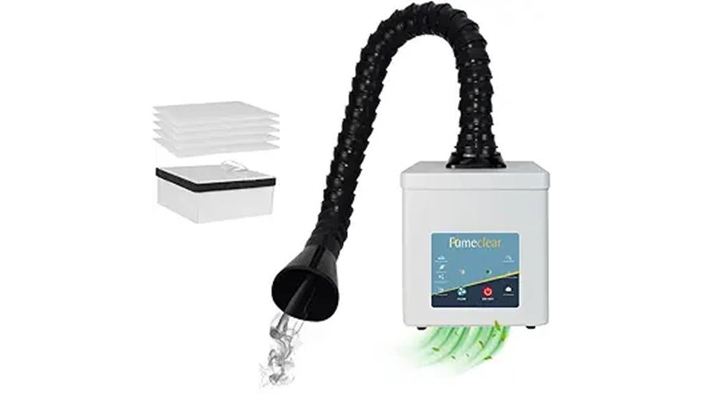 solder fume extractor unit