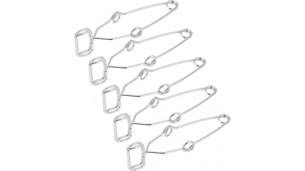spring steel test tube holders