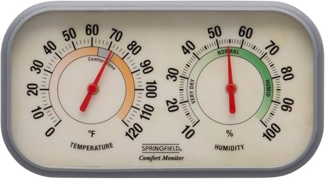 springfield color track thermometer