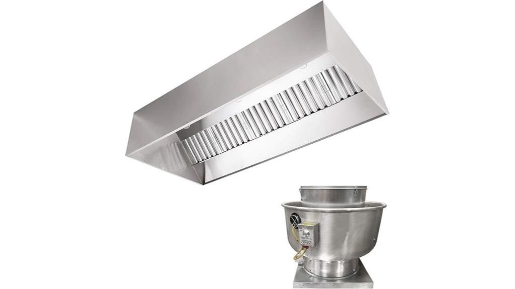 stainless steel exhaust hood