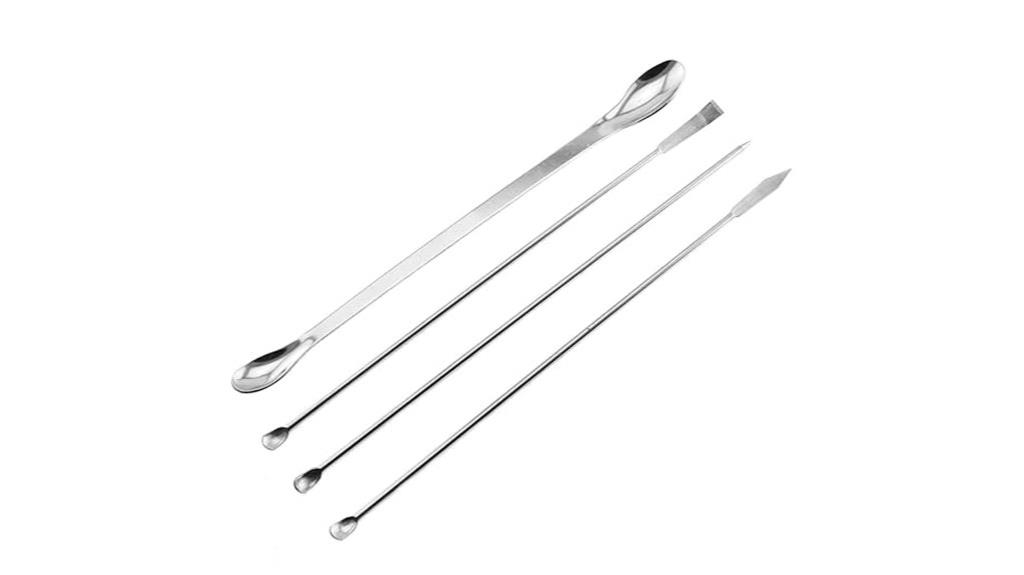 stainless steel micro scoops