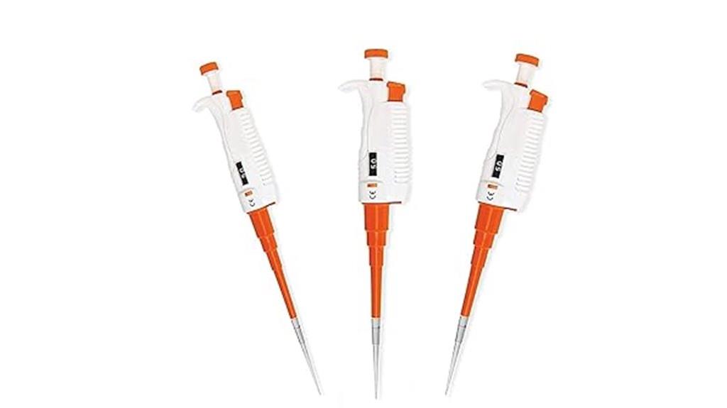 three piece micropipette set