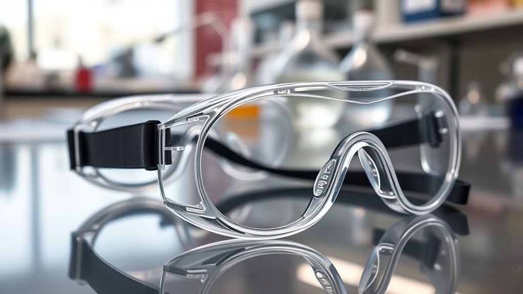 top chem lab safety goggles